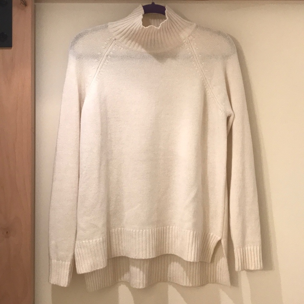 Cream turtleneck